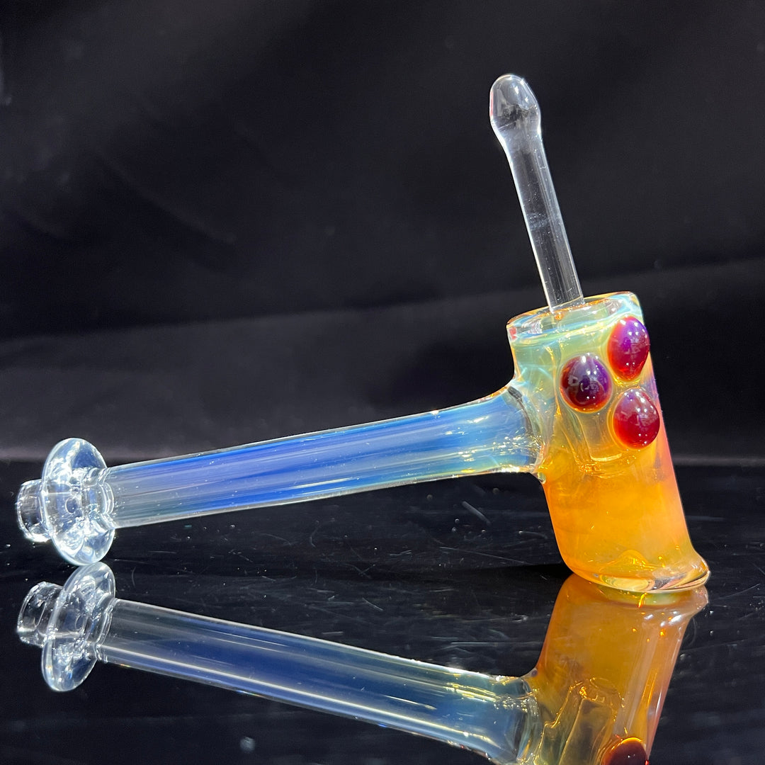 Silver Fumed Hash Hammer Glass Pipe KOP Glass   