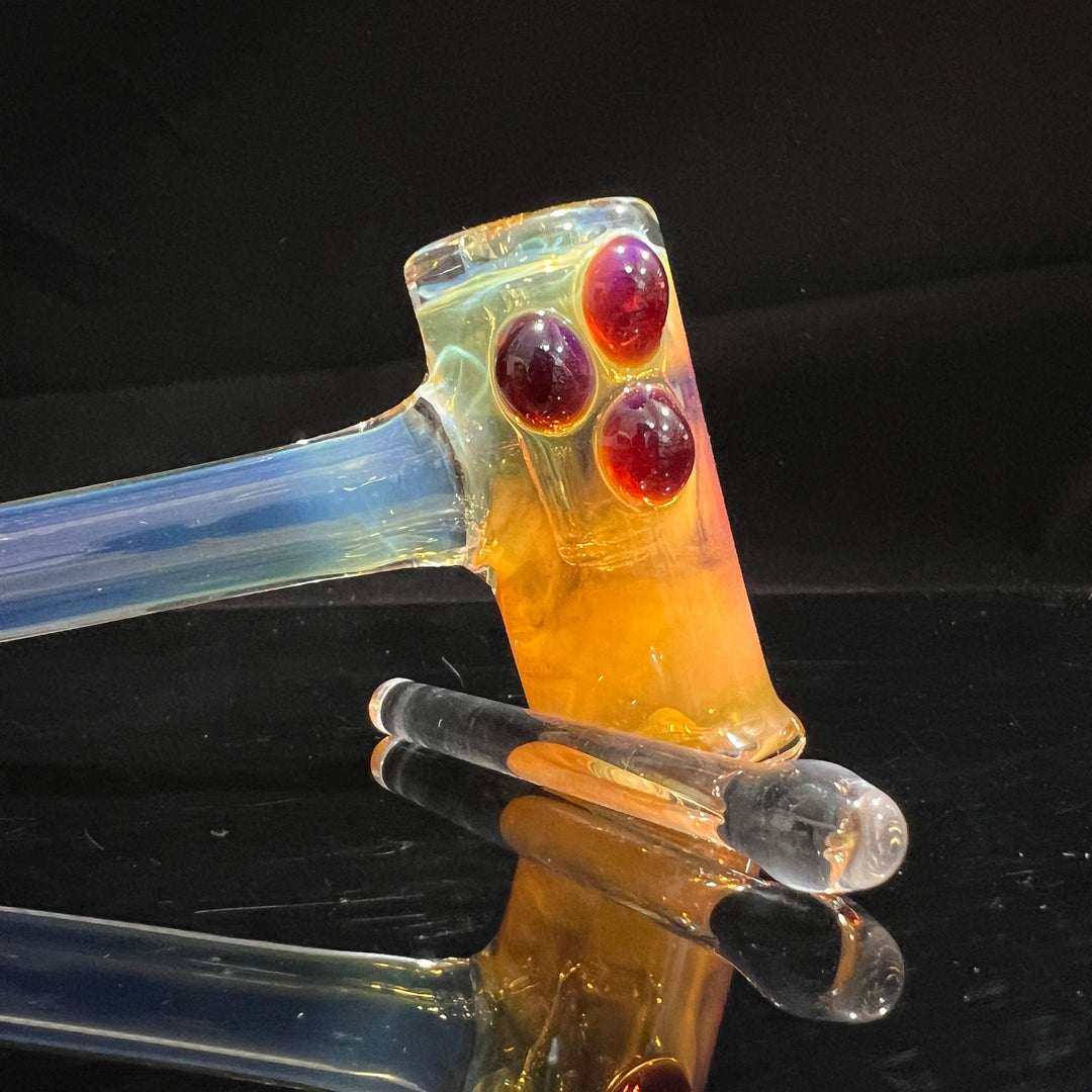 Silver Fumed Hash Hammer Glass Pipe KOP Glass   