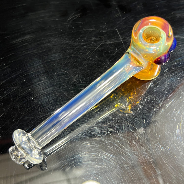 Silver Fumed Hash Hammer Glass Pipe KOP Glass   