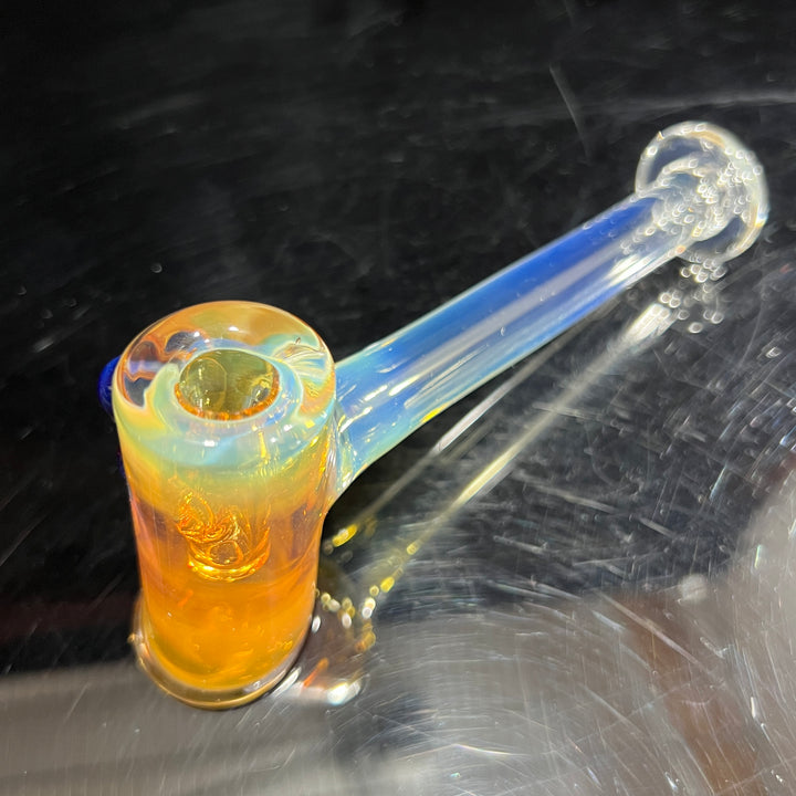 Silver Fumed Hash Hammer Glass Pipe KOP Glass   