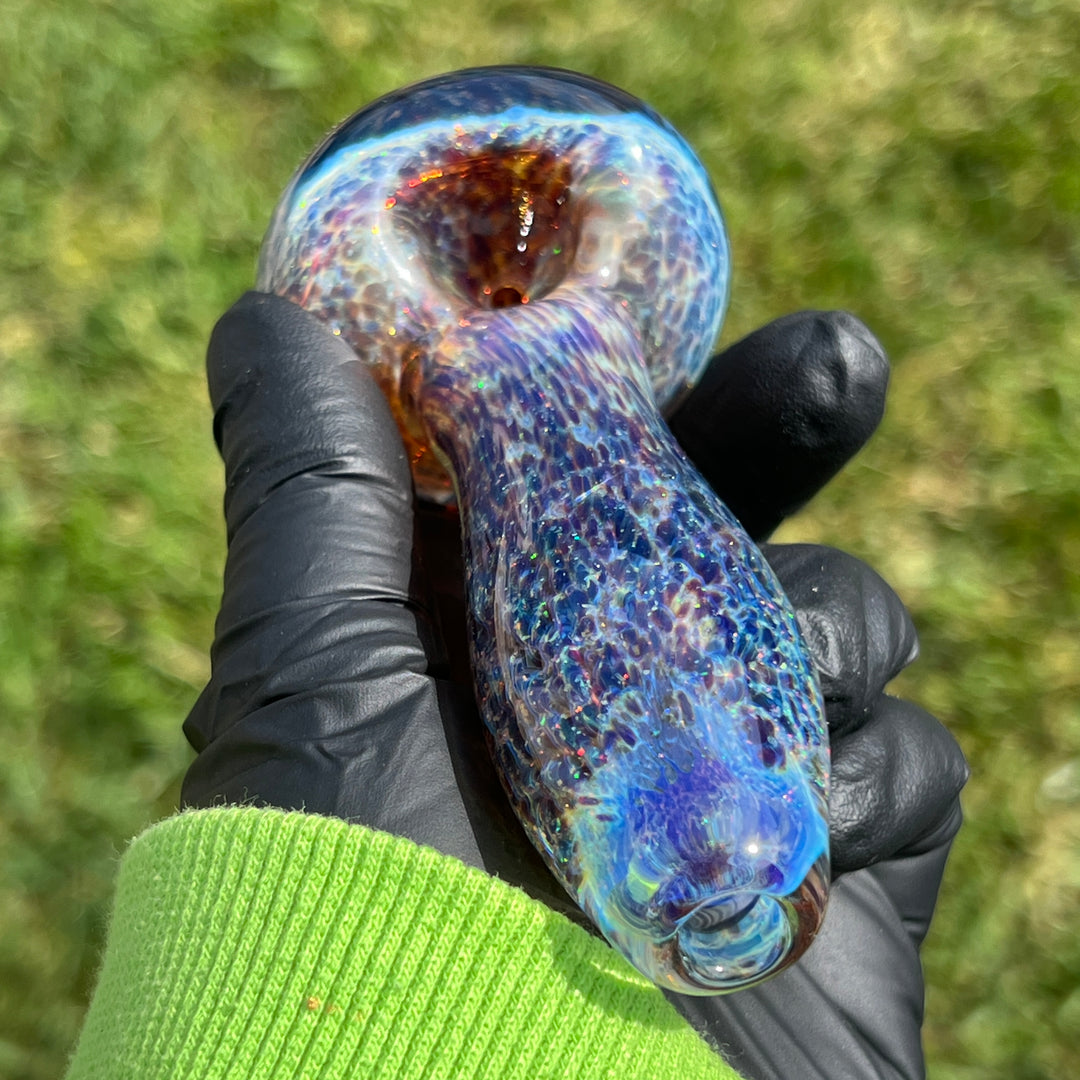 Purple Nebula Star Dust Pipe Glass Pipe Tako Glass   