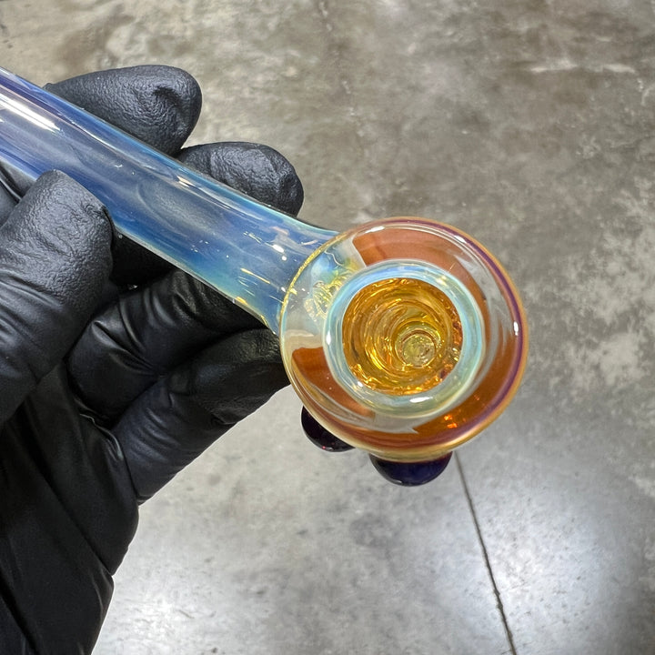 Silver Fumed Hash Hammer Glass Pipe KOP Glass   