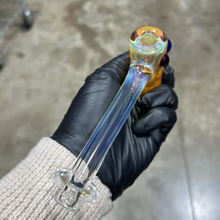 Silver Fumed Hash Hammer Glass Pipe KOP Glass   