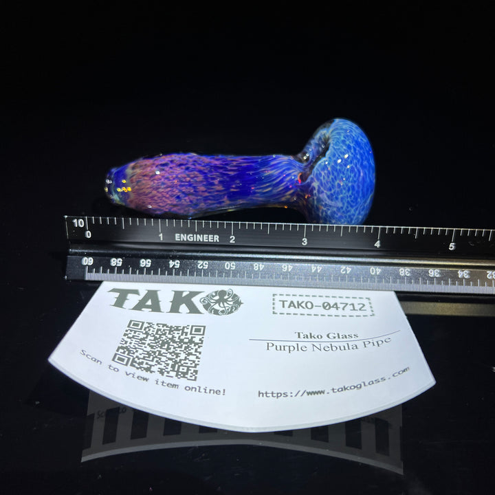 Purple Nebula Pipe Glass Pipe Tako Glass   