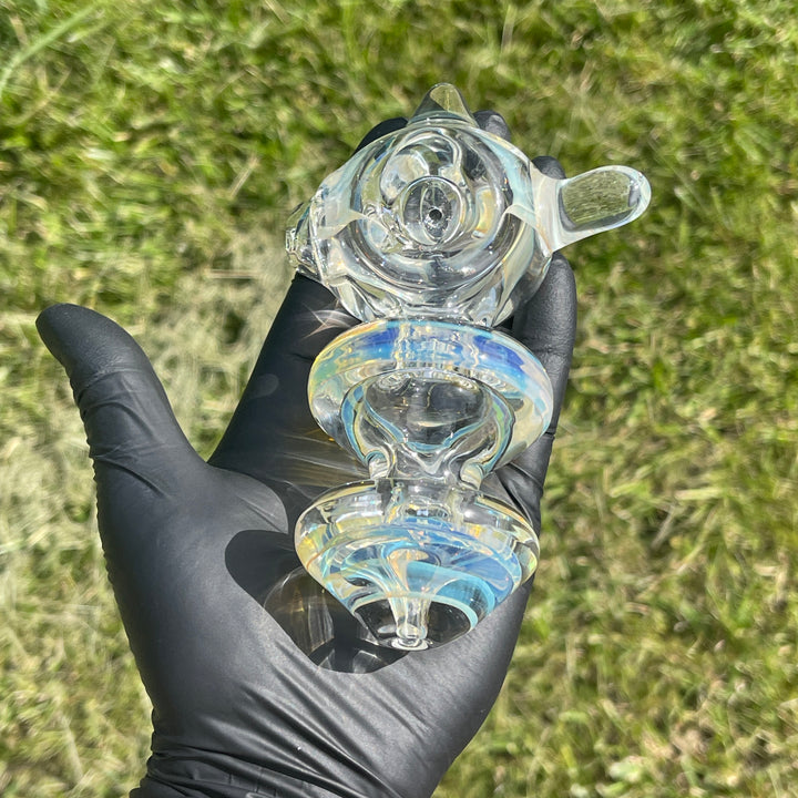 Ring Fumed Spoon Glass Pipe Sinister Designs   