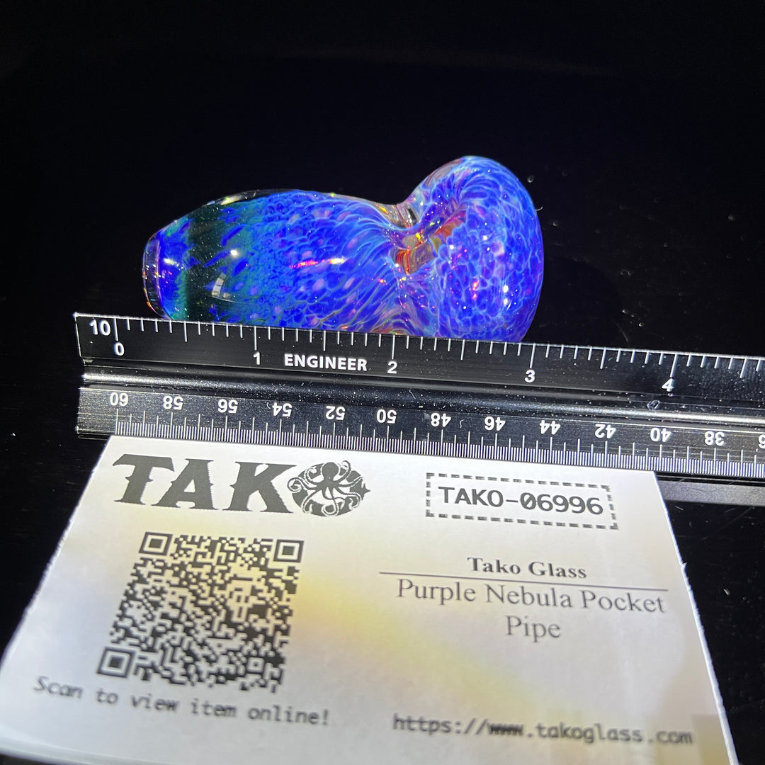 Purple Nebula Pocket Pipe Glass Pipe Tako Glass   