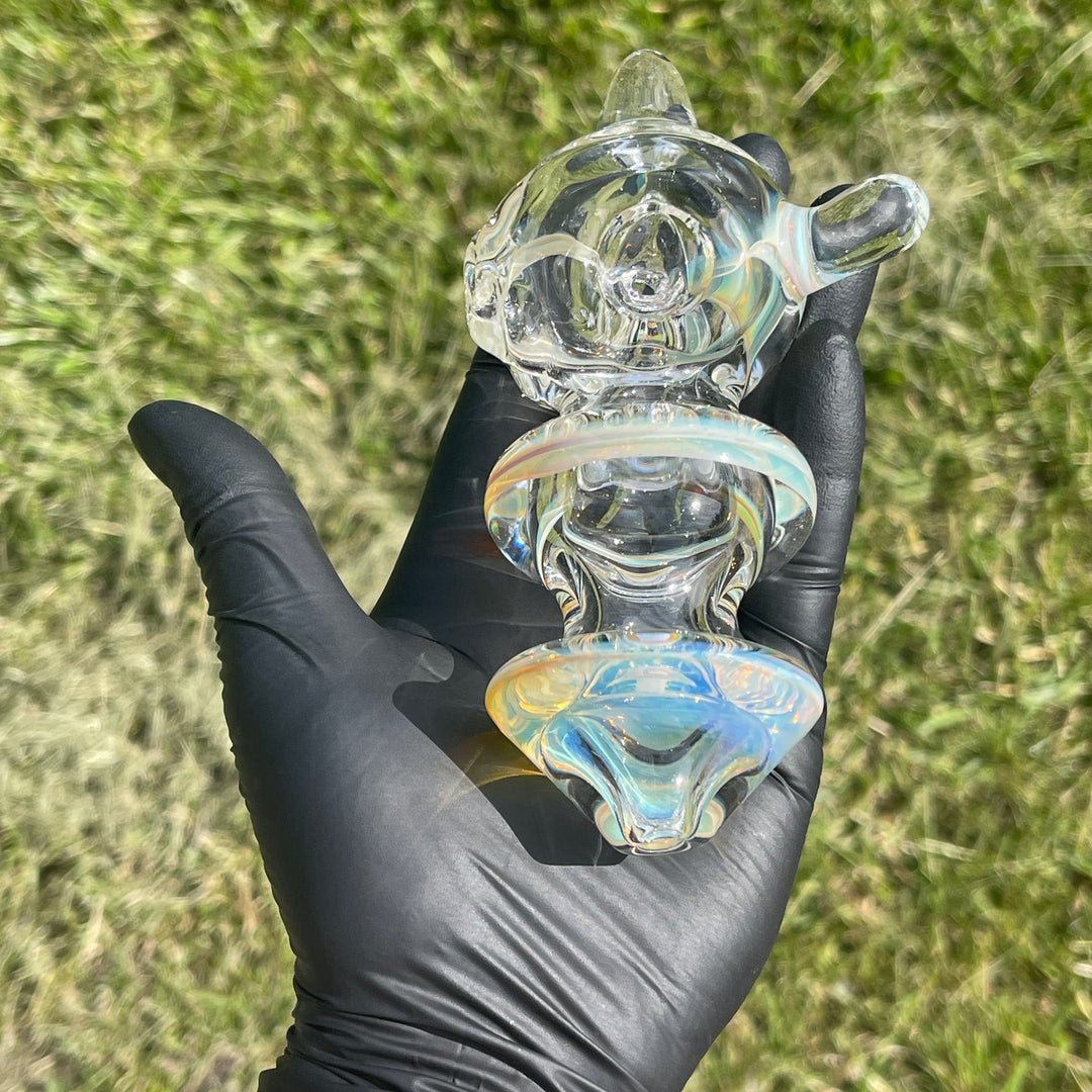 Ring Fumed Spoon Glass Pipe Sinister Designs   