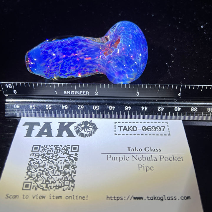 Purple Nebula Pocket Pipe Glass Pipe Tako Glass   