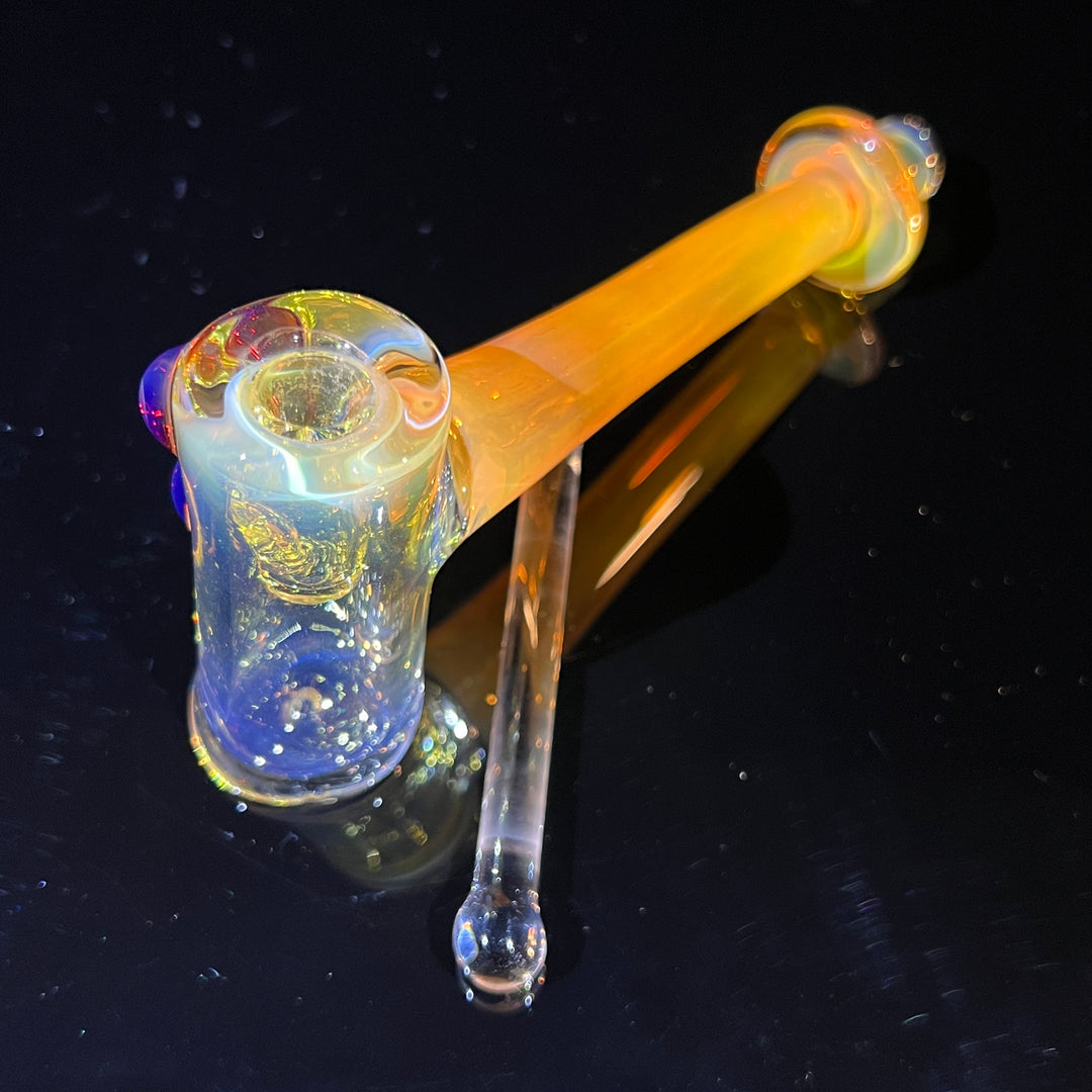 Silver Fumed Hash Hammer Glass Pipe KOP Glass   