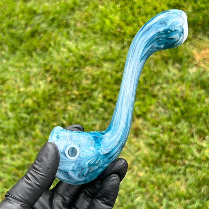 Shad Ryan Marble Sherlock Glass Pipe Shad Ryan   