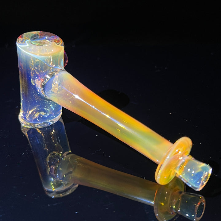 Silver Fumed Hash Hammer Glass Pipe KOP Glass   