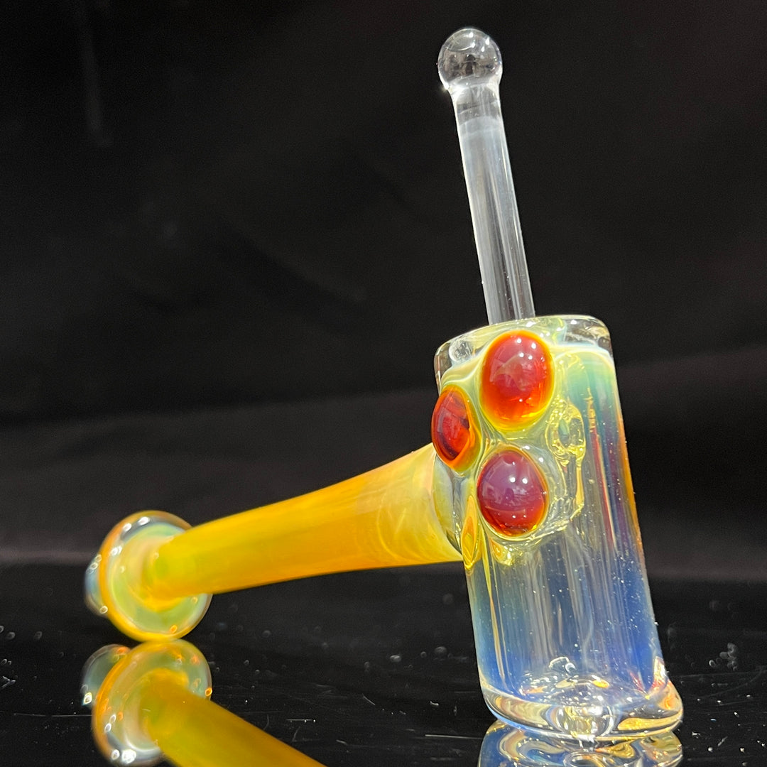 Silver Fumed Hash Hammer Glass Pipe KOP Glass   