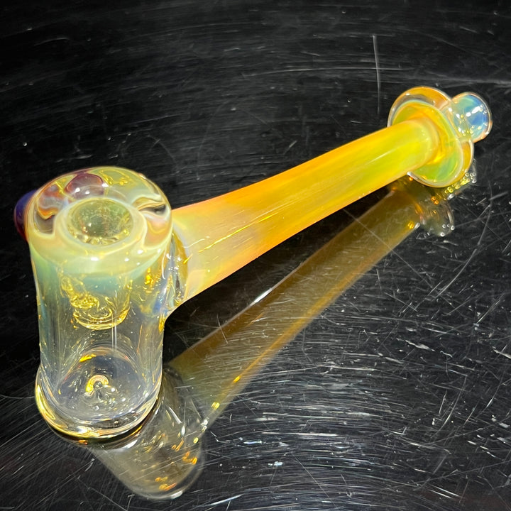 Silver Fumed Hash Hammer Glass Pipe KOP Glass   