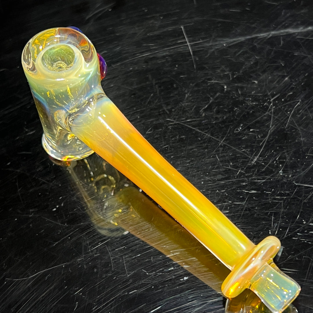 Silver Fumed Hash Hammer Glass Pipe KOP Glass   