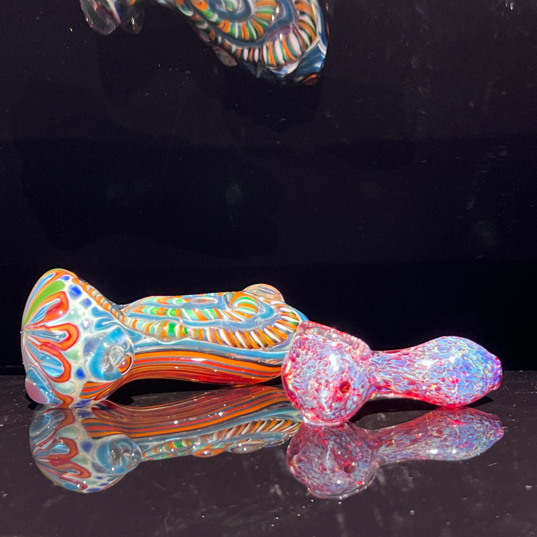 Inside Out Chonker Pipe + Peanut Pipe + Case Combo Glass Pipe Pattymelt Glass   