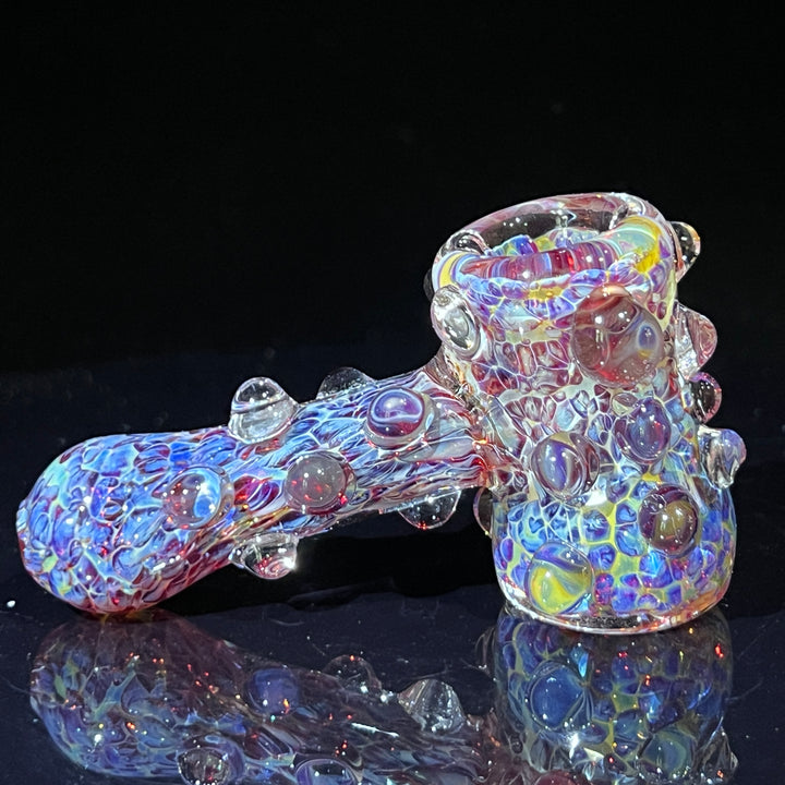 Green Mushie Oneie + Purple Marble Hammer Combo Glass Pipe Fiona Phoenix Fire   