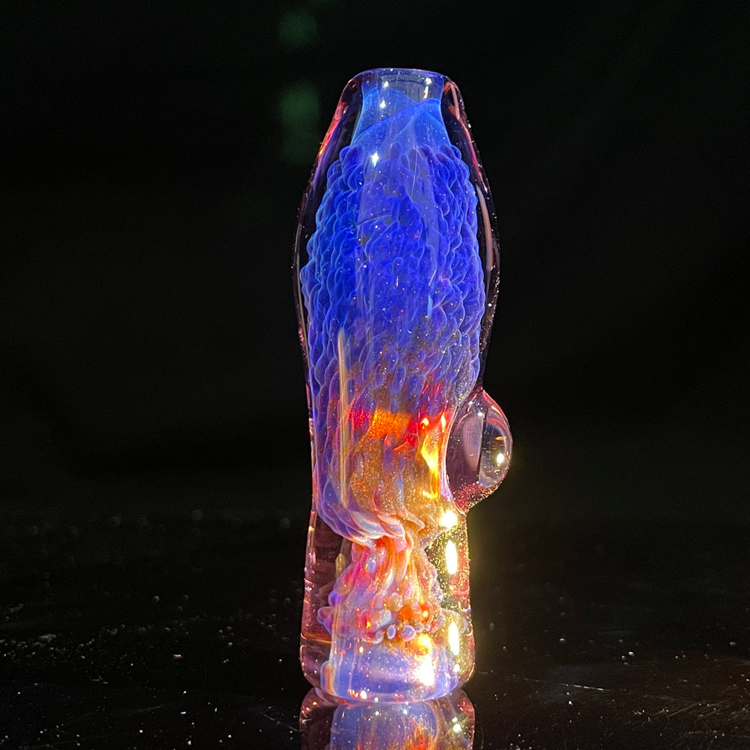 Purple Plasma Chillum Glass Pipe Tako Glass   