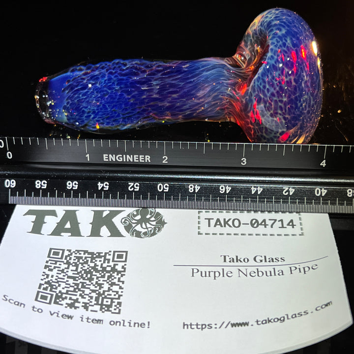 Purple Nebula Pipe Glass Pipe Tako Glass   