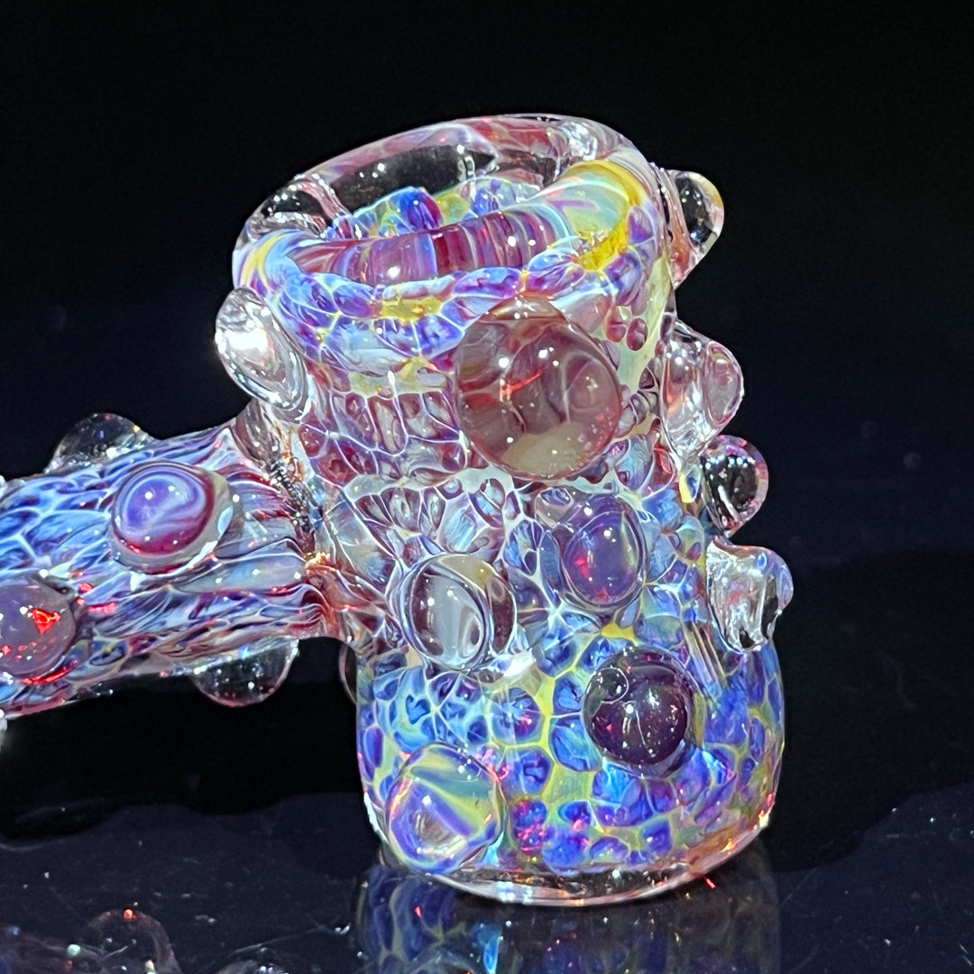 Green Mushie Oneie + Purple Marble Hammer Combo Glass Pipe Fiona Phoenix Fire   