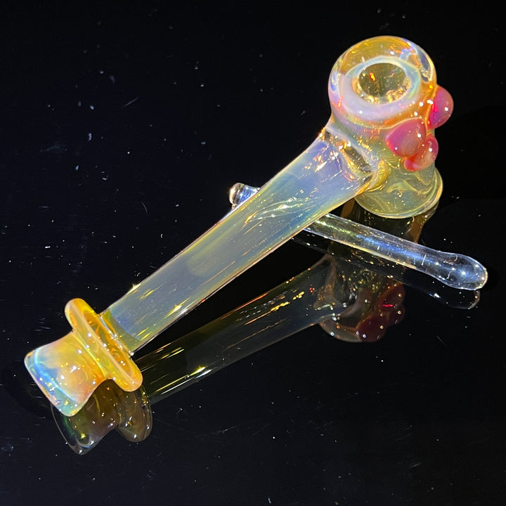 Silver Fumed Hash Hammer Glass Pipe KOP Glass   