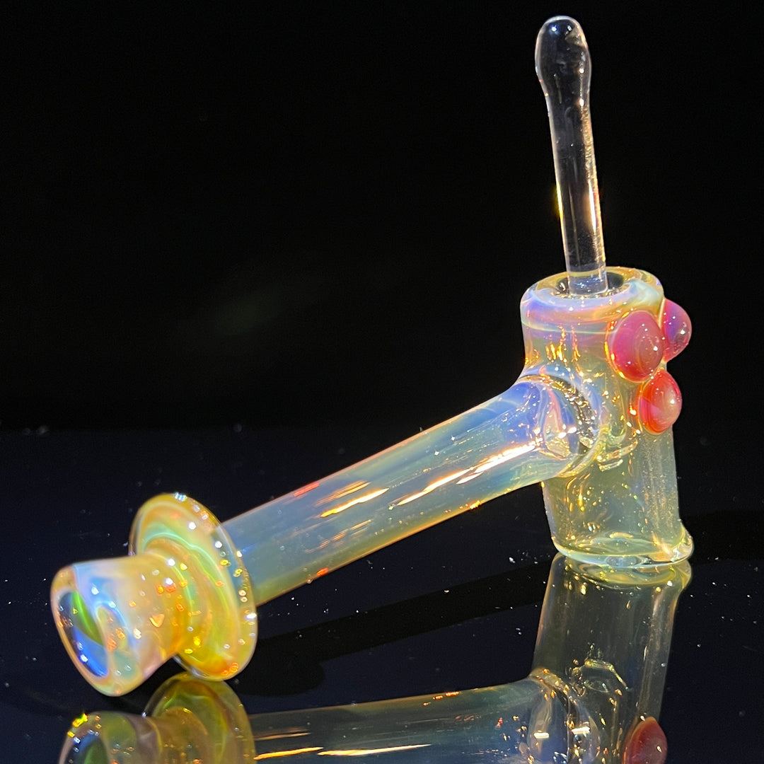 Silver Fumed Hash Hammer Glass Pipe KOP Glass   