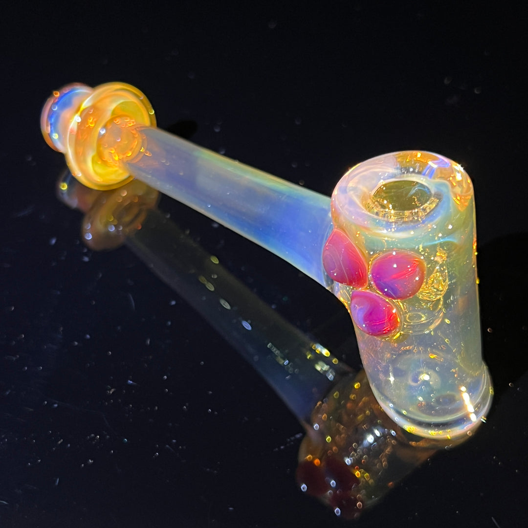 Silver Fumed Hash Hammer Glass Pipe KOP Glass   