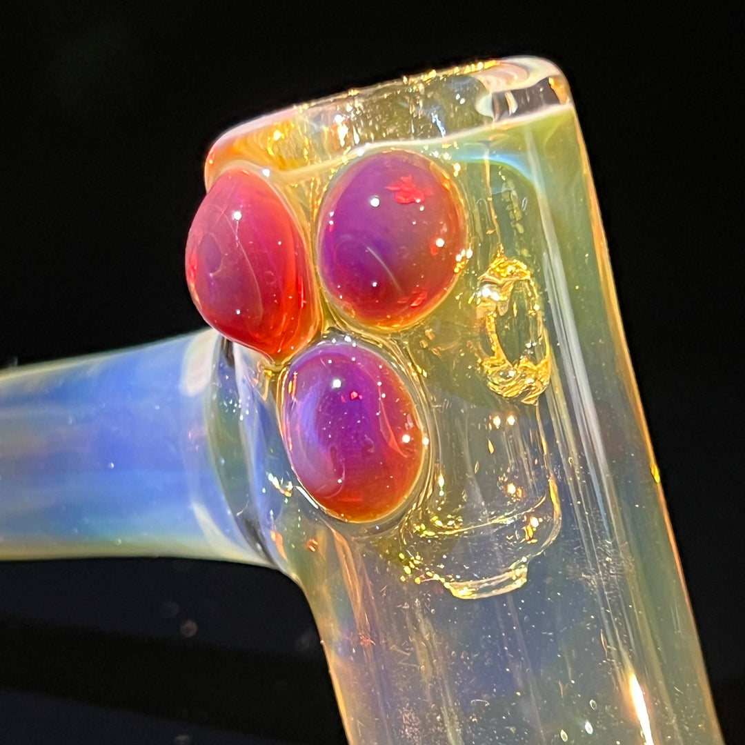 Silver Fumed Hash Hammer Glass Pipe KOP Glass   