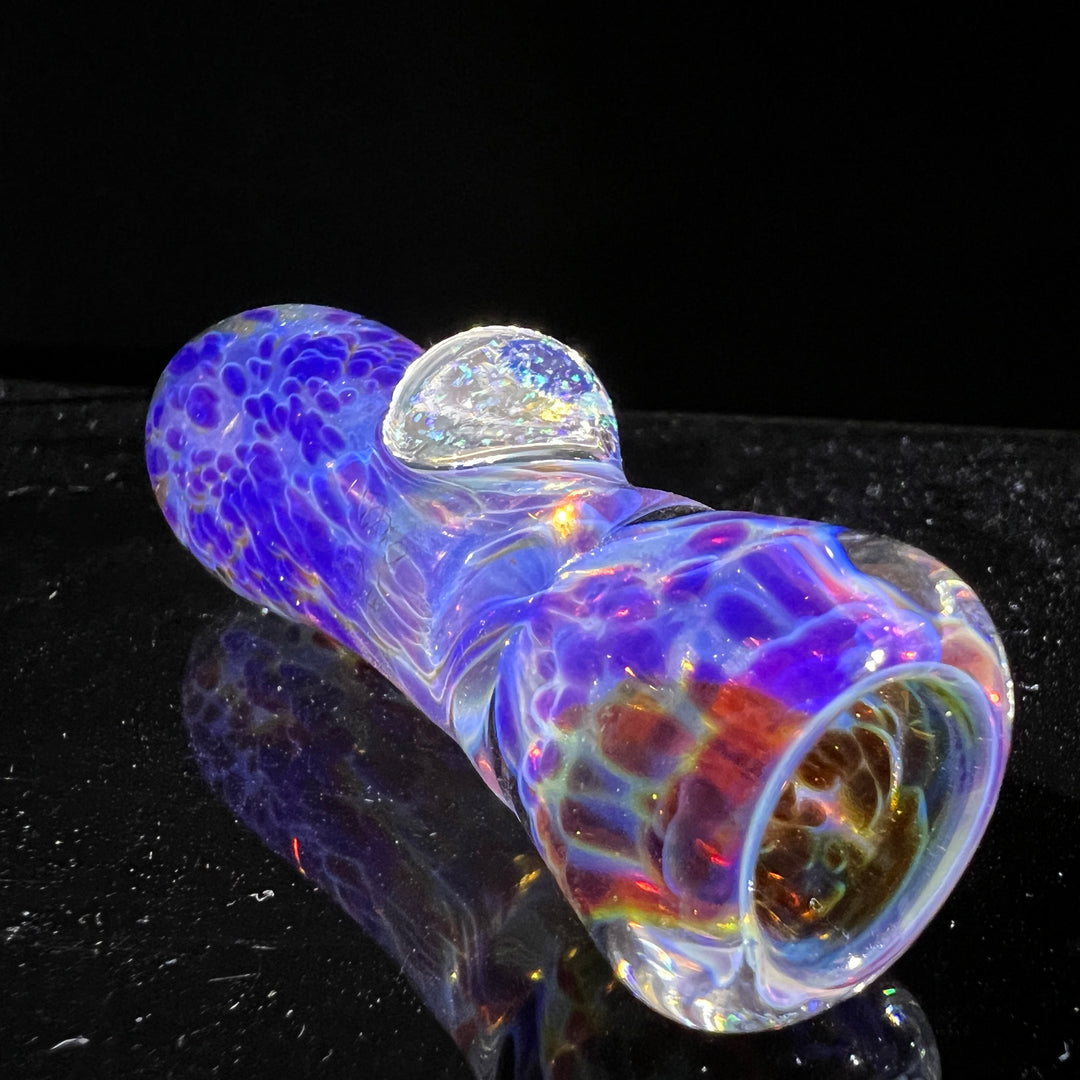 Purple Nebula Chillum Glass Pipe Tako Glass   