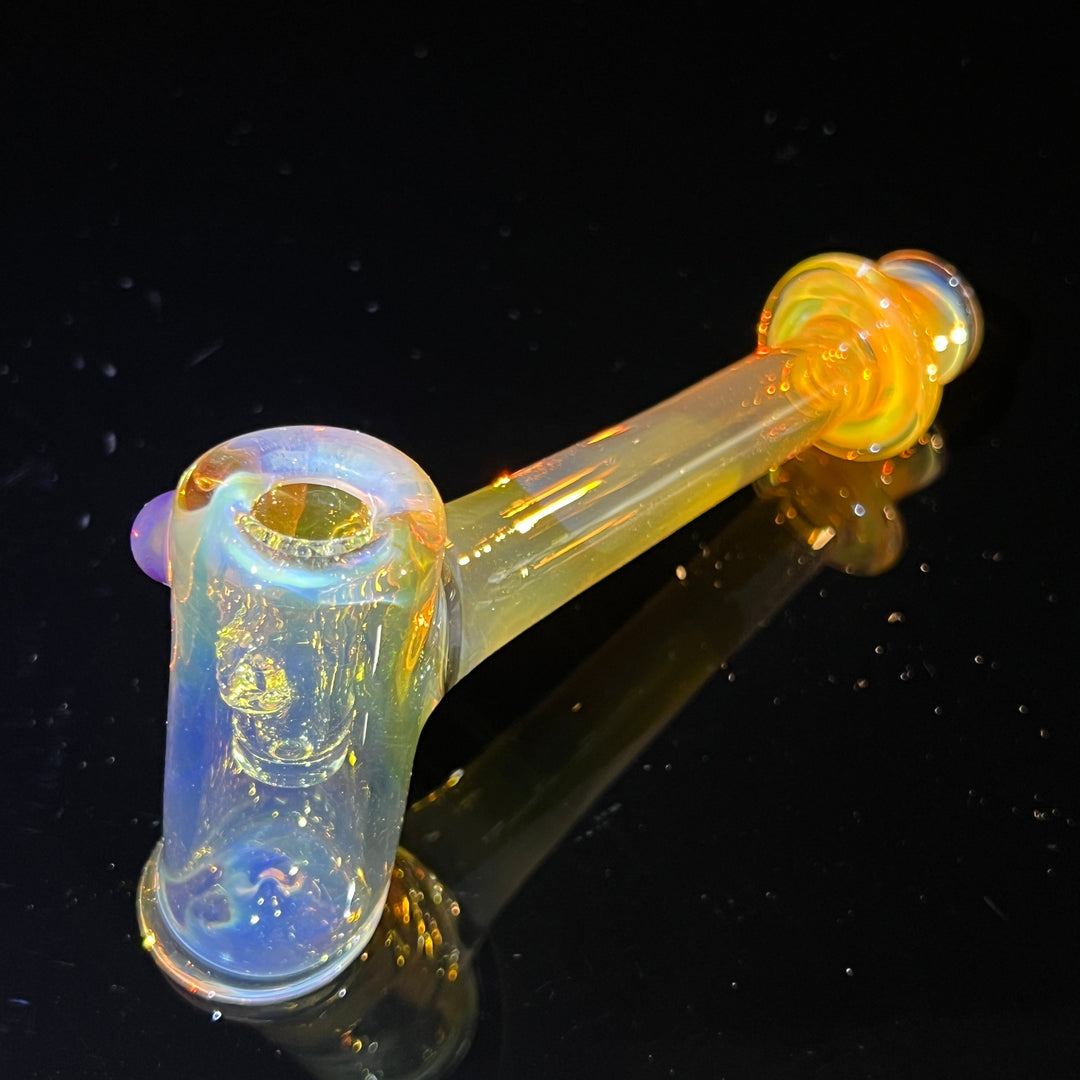 Silver Fumed Hash Hammer Glass Pipe KOP Glass   