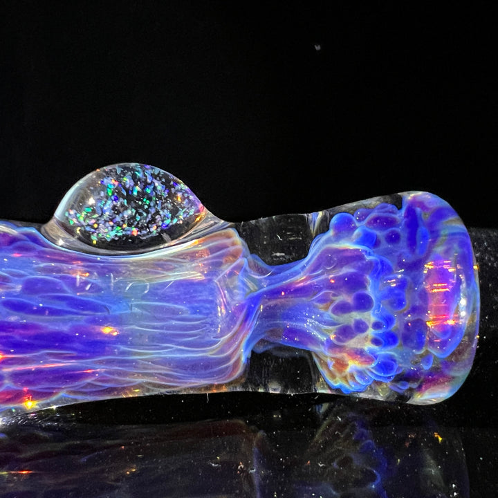 Purple Nebula Chillum Glass Pipe Tako Glass   