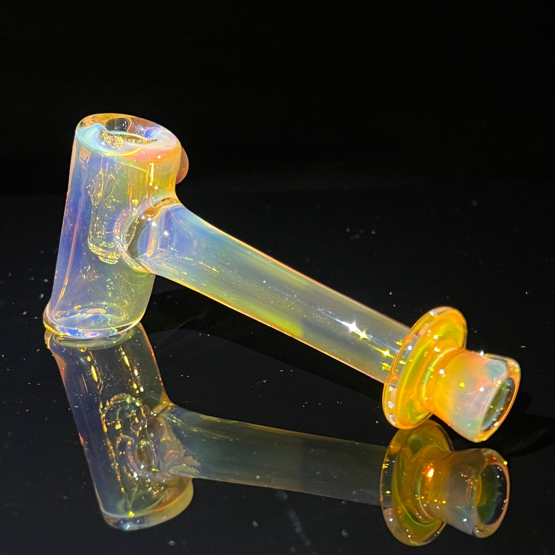 Silver Fumed Hash Hammer Glass Pipe KOP Glass   