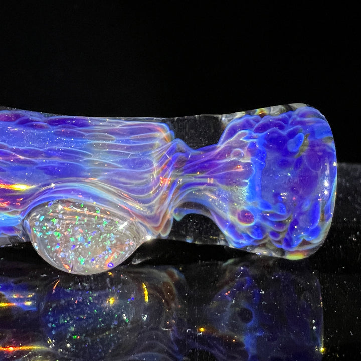 Purple Nebula Chillum Glass Pipe Tako Glass   