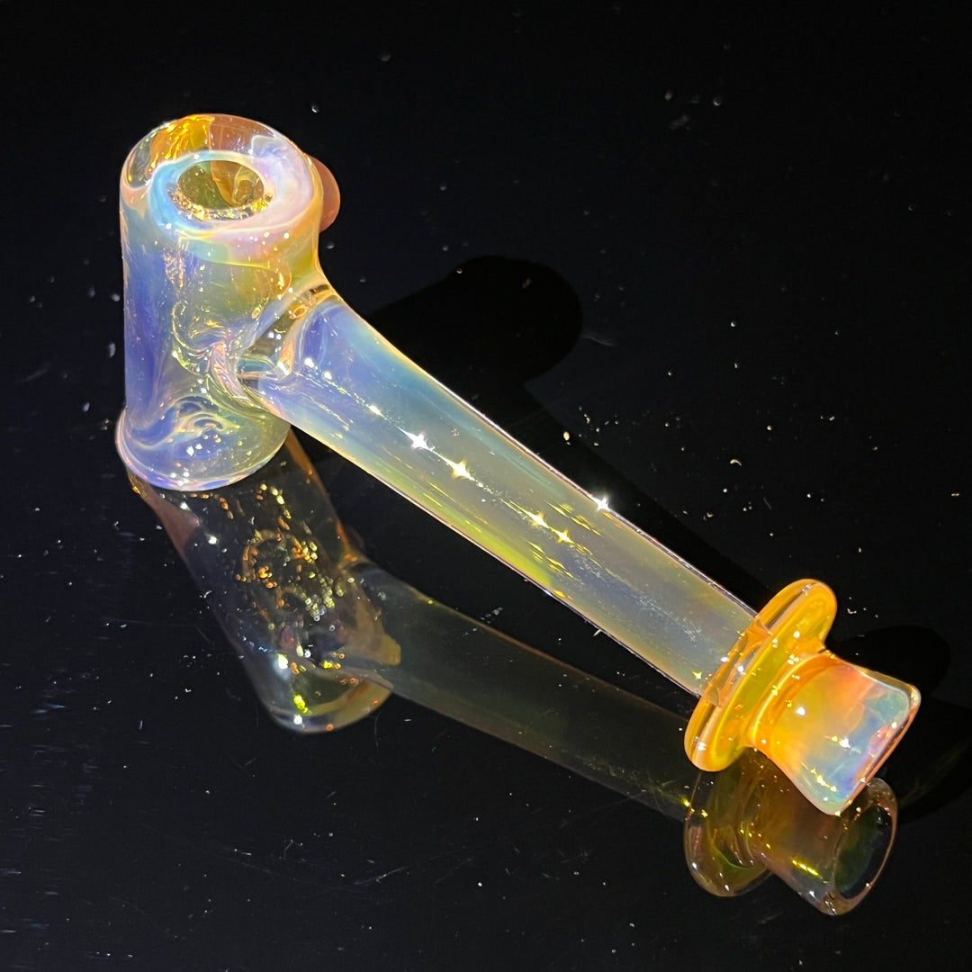 Silver Fumed Hash Hammer Glass Pipe KOP Glass   