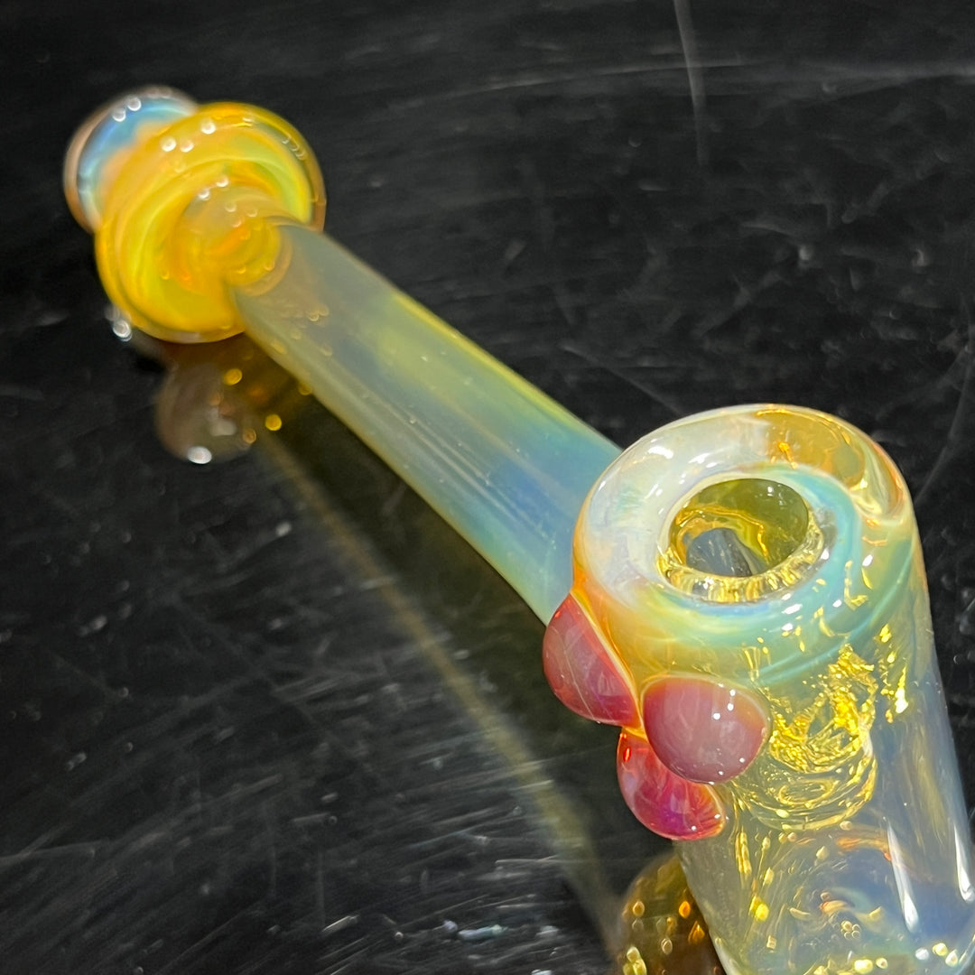 Silver Fumed Hash Hammer Glass Pipe KOP Glass   