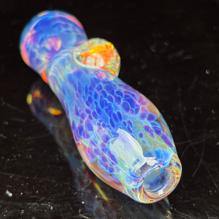 Purple Nebula Chillum Glass Pipe Tako Glass   