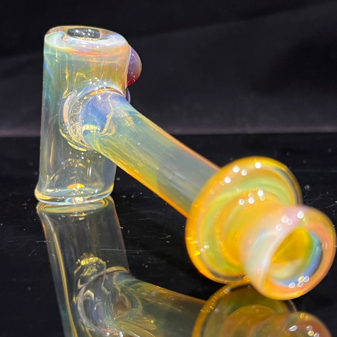 Silver Fumed Hash Hammer Glass Pipe KOP Glass   