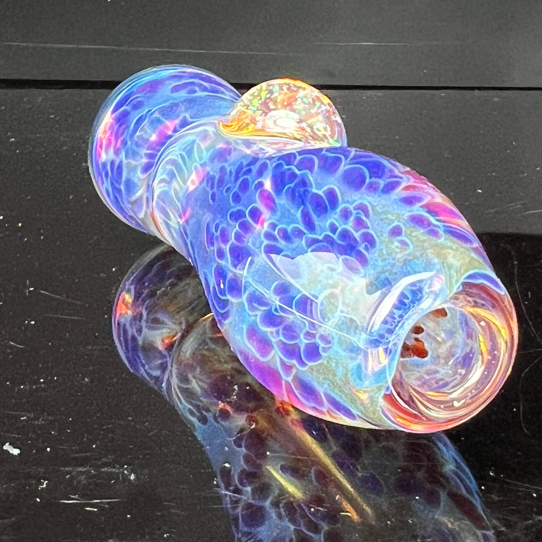 Purple Nebula Chillum Glass Pipe Tako Glass   