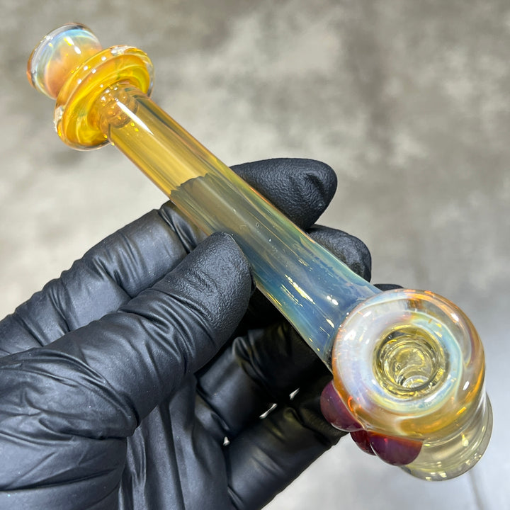 Silver Fumed Hash Hammer Glass Pipe KOP Glass   