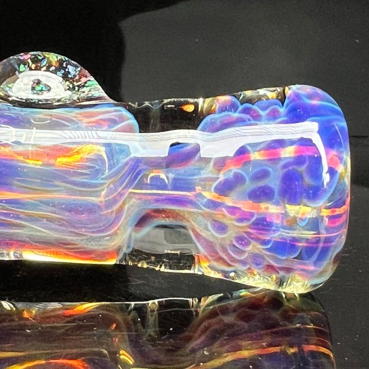 Purple Nebula Chillum Glass Pipe Tako Glass   