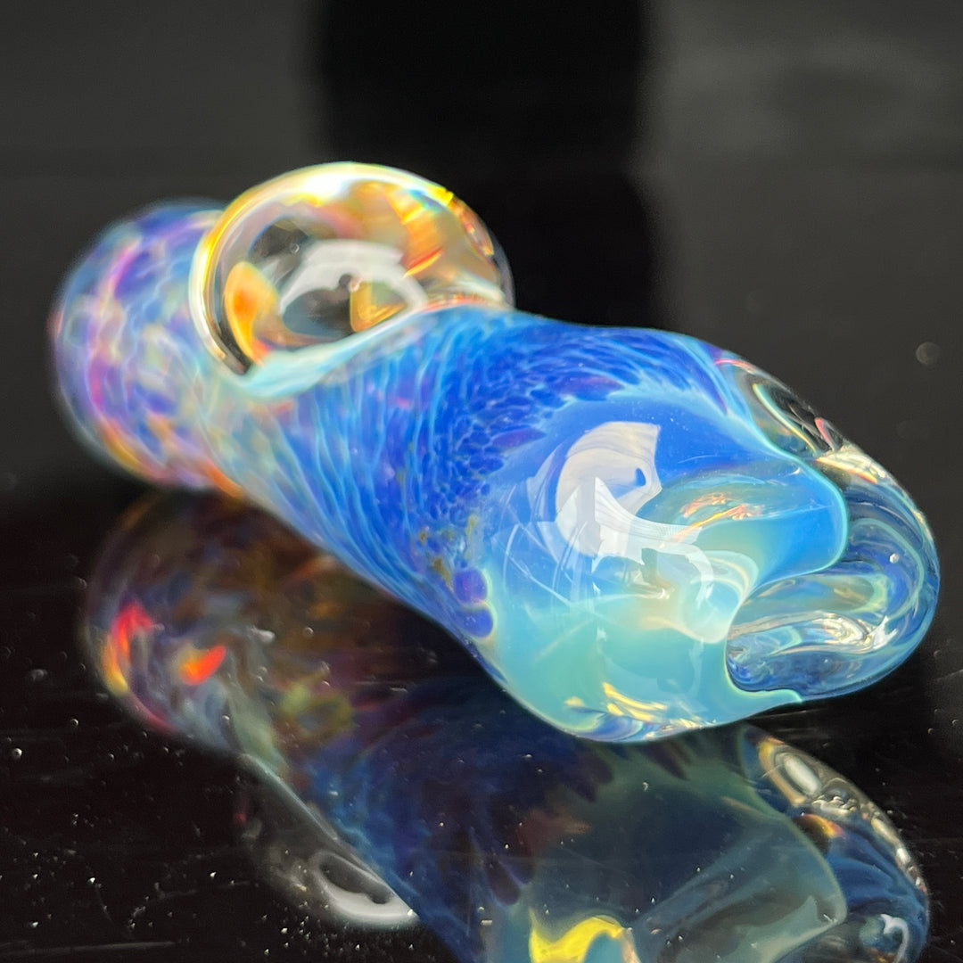 Purple Nebula Chillum Glass Pipe Tako Glass   