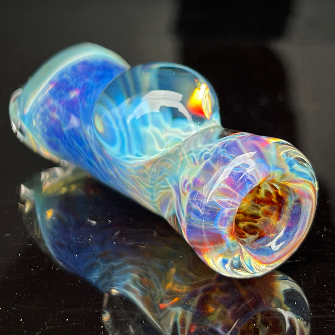 Purple Nebula Chillum Glass Pipe Tako Glass   