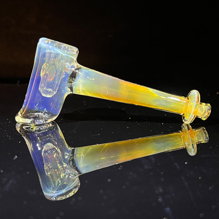 Silver Fumed Hash Hammer Glass Pipe KOP Glass   