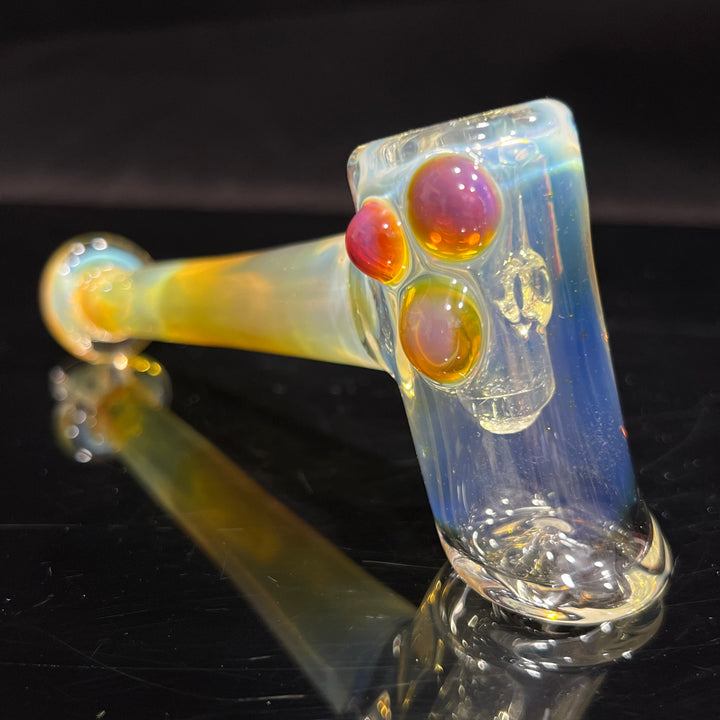 Silver Fumed Hash Hammer Glass Pipe KOP Glass   