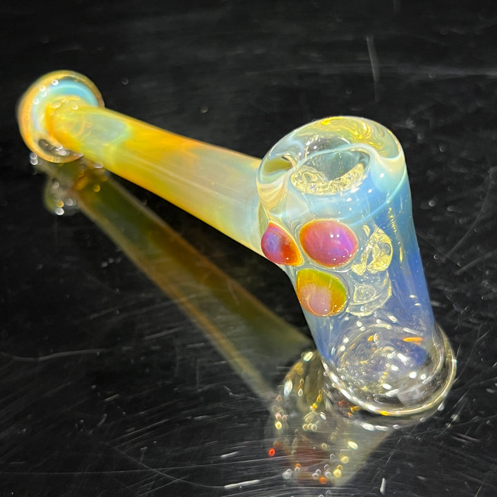 Silver Fumed Hash Hammer Glass Pipe KOP Glass   