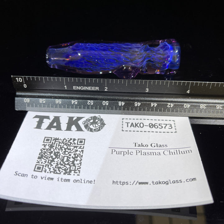 Purple Plasma Chillum Glass Pipe Tako Glass   