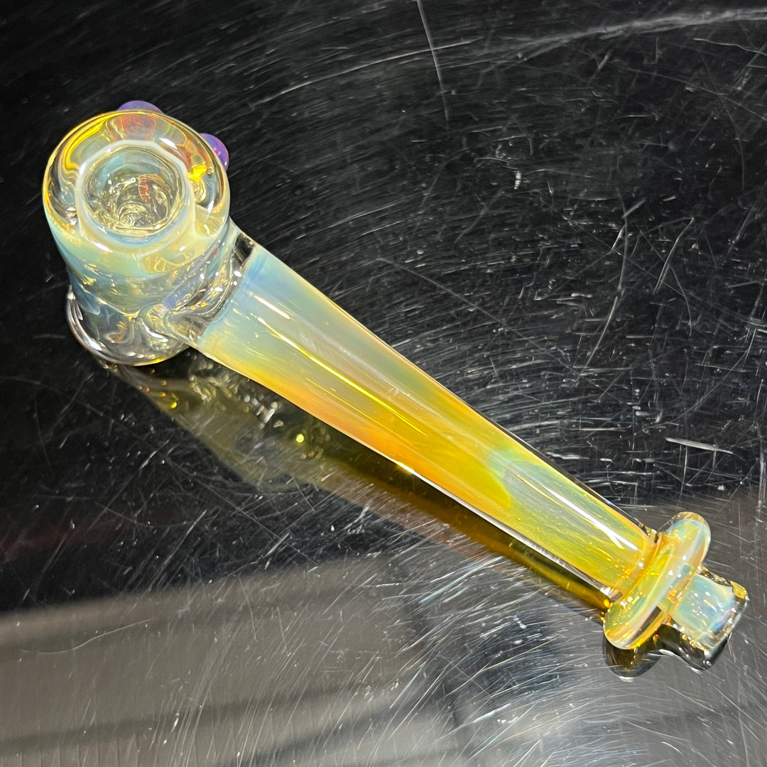 Silver Fumed Hash Hammer Glass Pipe KOP Glass   