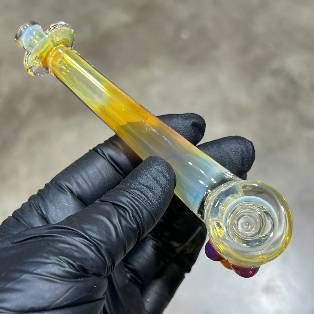 Silver Fumed Hash Hammer Glass Pipe KOP Glass   