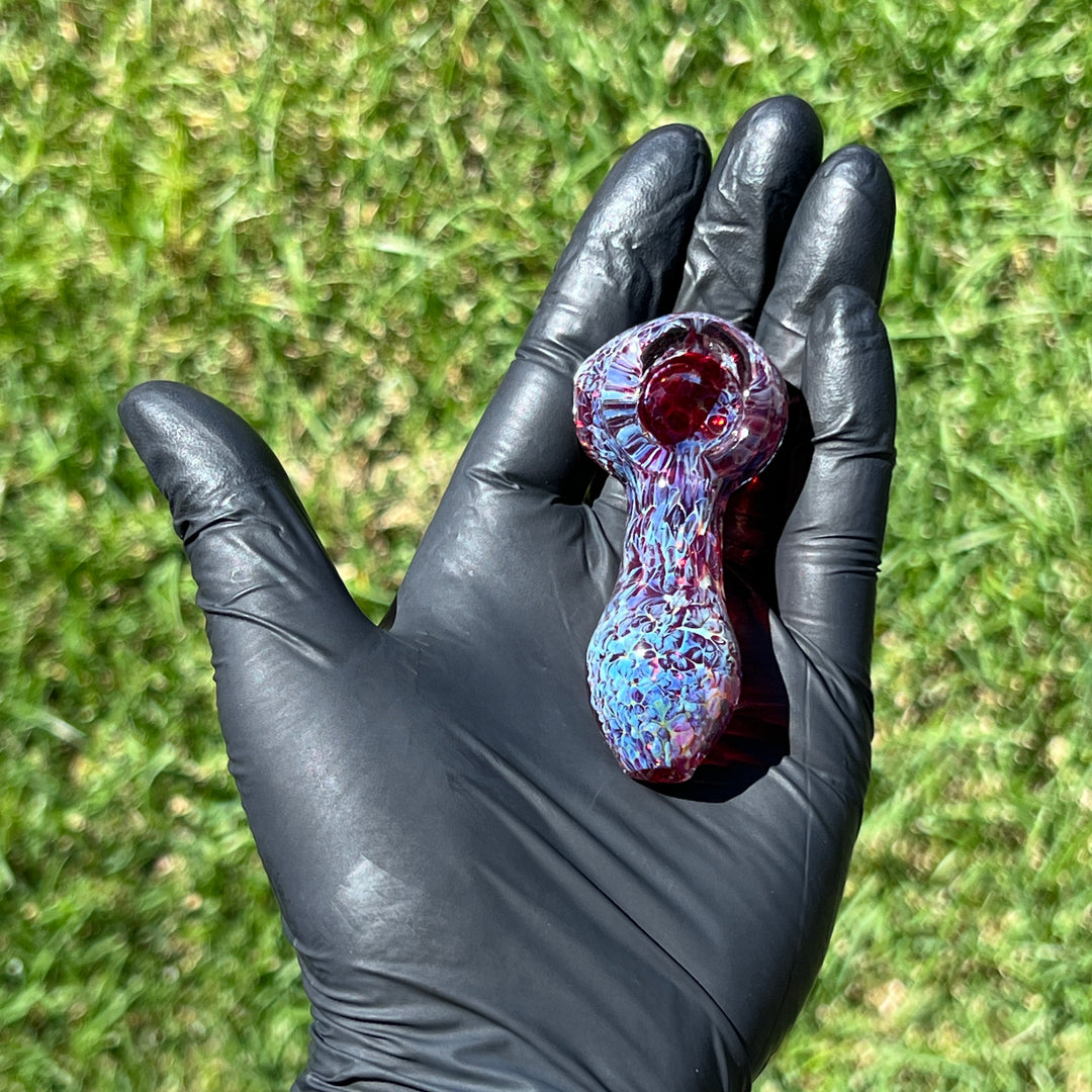 Molten Twisted Chaos Spoon + Peanut Pipe + Case Combo Glass Pipe Molten Imagination   