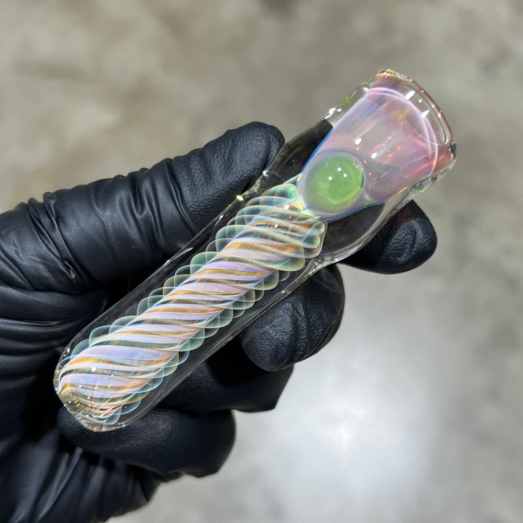 Thick Fume Chillum Glass Pipe Chuck Glass   