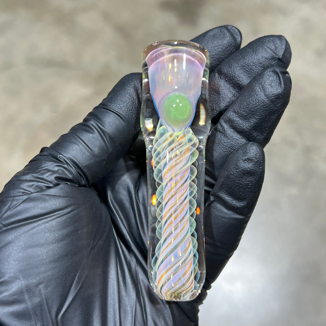 Thick Fume Chillum Glass Pipe Chuck Glass   